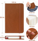 Pocket Dotted Notebook  2-pack Dot Grid Notebook  Dotted Journal With Stickers 