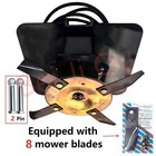 Mini Excavator Hydraulic Brush Cutter Grass Mower Attachment For 1ton-1 8ton Dig
