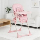 Baby High Chair Foldable Feeding Chairs Babies And Toddlers Adjustable Height
