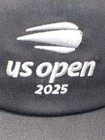 Us Open 2025 Courtside Premier Tennis Cap Hat American Needle  Black white Logo