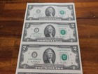 Uncut Sheet Of  4  U s   2 Two Dollar Bills Uncirculated Mint Gem Money Cash New