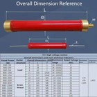 1pc Ri80 High Voltage Glass Glaze Resistor 150w  200w 300w  Series 1k To 500mohm
