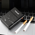 Cigarette Case Tobacco Box Electric Flameless Lighter Windproof Usb Rechargeable