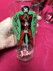 Lot Of 4 Vtg Pepsi Super Series 1976 Glasses Joker Penguin  Riddler  And Aquaman