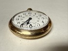 Antique Waltham Railroad Pocket Watch 21j Grade 645 Runs Fancy Dial     runs