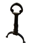 Antique Bradley Hubbard Cast Iron Fireplace Andirons