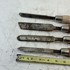 4 Shopsmith Wood Turning Chisels Gouge Skew Roundnose Parting Lathe Tools