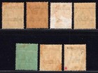 Gilbert   Ellice Islands-1911 Set To 1 - Sg 1-7 Amm Toned Gum 1d With Gum