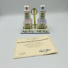 Lenox Spice Village Oil   Vinegar Set With Tray Caddy 1993 Box   Certificate Inc