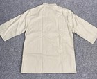 New Chef Chefs Shirt Button Up Beige Size Small