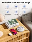 Lot Wall Mountable Usb Surge Protector Power Strip With Usb Ports 3 Outlet Plug