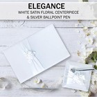 Wedding Guest Book And Pen Set   Guest Book Wedding Set With Lined Pages For Sig
