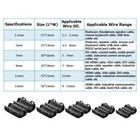 3 5-13mm Magnetic Ring Ferrite Core Suppressor Rfi Noise Filter Clip Snap Cable
