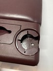 1995-1999 Chevy Tahoe Suburban 2nd Row Folding Seat Cupholder Armrest Red Oem
