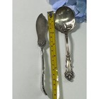 1847 Rogers Bros Charter Oak Sugar Spoon Master Butter Knife Silverplate 1906