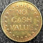 No Cash Value Car Wash Carwash Token 25mm  c1789 