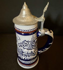 1976 Avon Yukon Wildlife Beer Stein Handcrafted Brazil Ceramate Numbered 467140