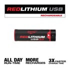Milwaukee Redlithium Usb Battery  3 0ah  Model  48-11-2131