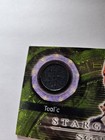 Stargate Sg-1 Relic Costume Wardrobe Material Card Teal c C5