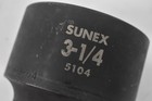 Sunex 5104 Deep Impact Socket 1  Drive X 3-1 4  6 Point Black Genuine Oem