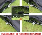         Large Sport Motorcycle Shelter - Waterproof Lockable Garage Cover Frame        