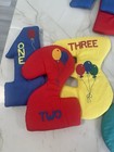 Vintage Color Block Infantino Nursery Decor Decoration Abc 123