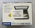 Epson Perfection 2480 Photo Color Scanner In Original Box W power Cord  manuals