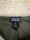 Patagonia Fleece Vest Boys Xl 14 Beige Green Retro Pile Zip Warm Outdoors Jacket