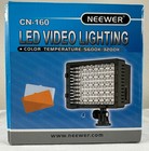 Neewer 160 Led Cn-160 Dimmable Ultra Panel Digital Camera camcorder Video Light