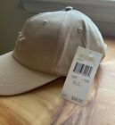 New  Michael Kors Mk Logo Women   s Baseball Hat Cap Tan One Size New Retail  68