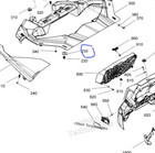  4  Genuine Can-am Maverick Commander Defender X3 Turbo Edge Clip Support Plate