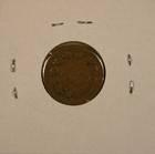 1863  new York  Civil War Token dies 63 443  Very Good Condition