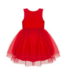 Holiday Red Girl s Tutu Sequins Sleeveless  Wedding  Birthday Dresses 3-7 Year