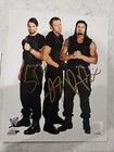 The Shield Roman Reigns Seth Rollins Dean Ambrose Signed 8x10 Coa Sticker   Cert