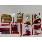 Acme International Miniature Kitchen Appliance Magnets 8pc Set Red Cream Retro