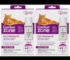 Lot Of 2 Comfort Zone Single   Multi-cat Calming Diffuser Kit 2 Pack Brand New