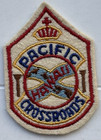 Vintage Hawaii Crossroads Of The Pacific Embroidered Felt Patch Badge