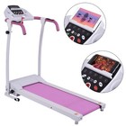 Topbuy 800w Folding Electric Treadmill Fitness Running Machine Black pink