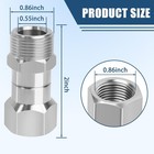 Pressure Washer Swivel Fitting M22-14mm Male To M22 Female Swivel Connector 3