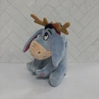 Rare Vintage Gemmy 8    Plush Eeyore Reindeer Testedworking Htf Disney Collectible