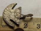 Rare Genuine Ancient Celtic Greek Silver Pendant Double Head Axe Amulet Artifact