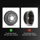 9 Inch Rear Brake Drums   Ceramic Brake Shoe For Ford Ranger 98-09 Mazda B4000