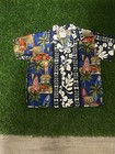 Kids Nui Nalu Hawaiian Aloha Car Print Button Up down Shirt Size 12 Months