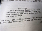 X Files Tv Series   Call Sheet And Script  Sides  Mini Script