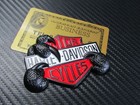 Harleydavidson Metal Emblem  7 5cm X 4 5cm  8mm Thick  Unopened