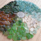 Genuine Sea Glass  A Lot Surf-tumbled From Japan Small