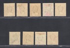 1902 Leeward Islands - Stanley Gibbons No  20-28 - Complete Series - Mh 
