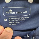 Peter Millar Shirt Polo Womens Irish Open Dubai Duty Free Golf Upf 50  M Blue