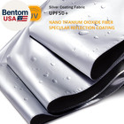 Upf 50  Uv Protection Travel Umbrella 42 46 Inch Windproof Silver Coating Sun Bl