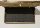 Gun Concealment Cabinet Safe Hidden Storage Furniture Dark Rustic American Flag